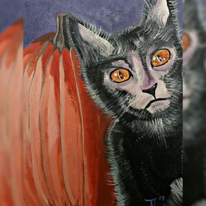 Lykoi's Harvest | Original Canvas Art